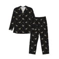 thumbnail image 1 of Balery Mallards And Snowflakes Pijama para Hombre de Dos Piezas con Manga Larga, Conjunto de Dormir y Descanso Suave con Bolsillos-Medium, 1 of 7