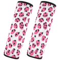 thumbnail image 2 of ALAZA Pink Leopard Print Car Seat Belt Adjuster Neck Covers Shoulder Cushions Pads S, 2 of 8