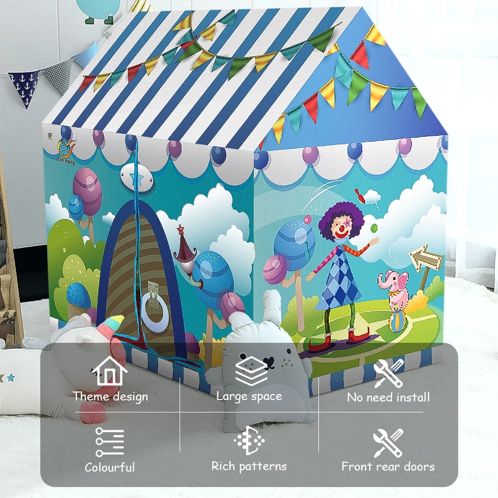 Kepooman Play Tent for Kids, Indoor Playhouse Tents with Lifelike House Design, Birthday and Christmas Toy Gift for 3, 4, 5 and 6 Year Old Children Kepooman Play Tent for Kids, Indoor Playhouse Tents with Lifelike House Design, Birthday and Christmas Toy Gift for 3, 4, 5 and 6 Year Old Children
