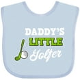 thumbnail image 3 of Inktastic Daddys Little Golfer with Golf Club and Ball Boys or Girls Baby Bib, 3 of 4