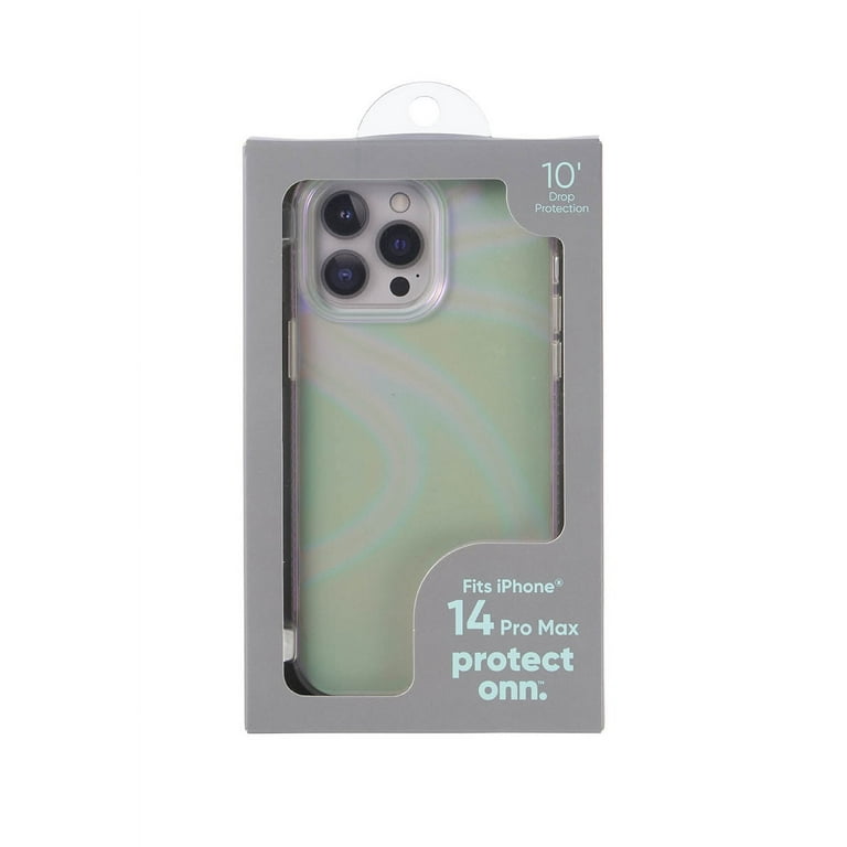 onn. Phone Case for iPhone 14 Pro Max - Iridescent Illusion onn. Phone Case for iPhone 14 Pro Max - Iridescent Illusion