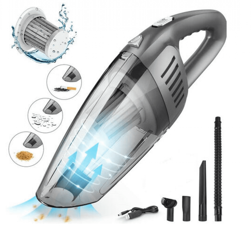 Details about   Cordless Car Vacuum Cleaner Home Rechargeable Wet Dry Handheld Duster Low Noise