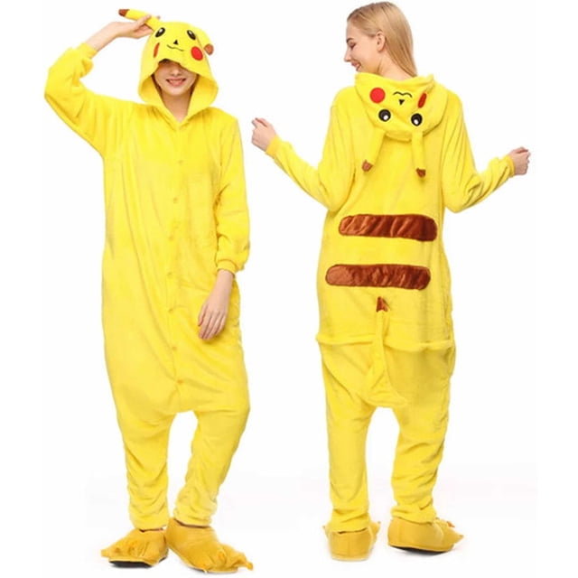 Pijama Mameluco Pikachu Cosplay Pokemon Kigurumi Disfraz LOLE Pijama Mameluco