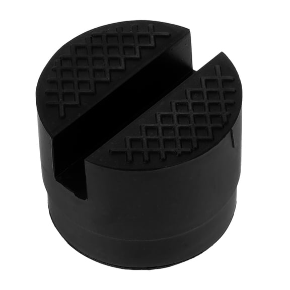 Worgeous 1Pcs Black Rubber Jack Pad for Floor Jack Stand Protection 4.7x4.7x1.5in