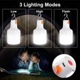 thumbnail image 3 of Linterna de Camping Recargable PATIKIL LED 60W Paquete de 2 Blanca, 3 of 6