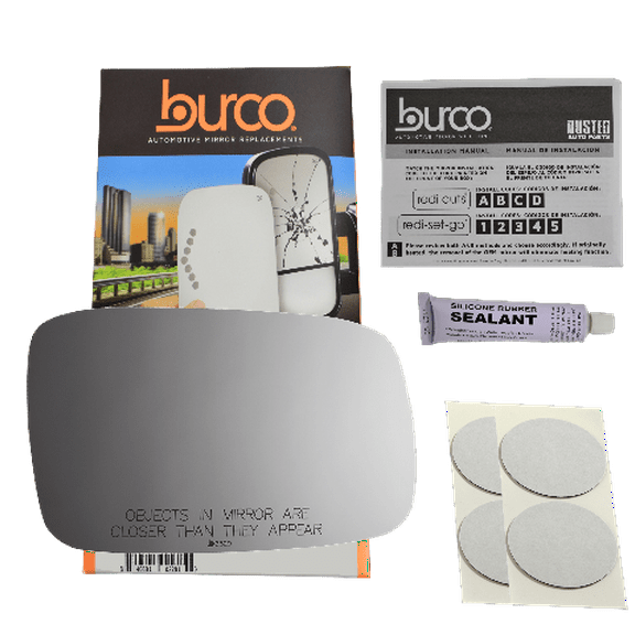 Fits 02-03 ES300, 04-06 ES330, 98-05 GS300, 01-05 GS430, Right Passenger Convex Side Mirror Glass Lens, DirectFits -Over Option For Auto-Dimming Mirrors (Mirror Does Not Auto Dim) USA