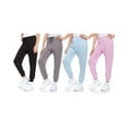 thumbnail image 5 of Sweet Hearts Girls' Sweatpants - 4 Pack Super Soft Athletic Performance Jogger Pants: Made in USA (5-18), 5 of 7