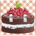 thumbnail image 1 of Metal Light Switch Wall Plate Outlet Cover (Layered Chocolate Raspberry Vanilla Custard - Double Toggle), 1 of 2