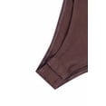 thumbnail image 3 of Forever 21 WGA LS Scoopneck Bodysuit, Color-Brown, Size-M, 3 of 5