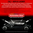thumbnail image 3 of Restoration Shop - Speed Yellow Acrylic Lacquer Auto Paint - Complete Gallon Paint Kit with Slow Thinner, 3 of 5