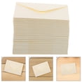 thumbnail image 5 of LOLIPPYY 100pcs Blank Invitation Envelopes - Plain Vintage Style Envelopes for Wedding Invitations, Greeting Cards, Business Cards,, 5 of 8