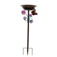 thumbnail image 4 of CarpNettore Outdoor Bird Bath Elegant Garden Decor Garden Birdbath for Yard Outside Lawn Colorful, 4 of 9