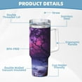 thumbnail image 5 of Uemuo Purple Moon Tree Night Sky Print 40oz Ice Bully With Handle And Straw Stainless Steel Vacuum Insulated Cup And 2 In 1 Straw Lid Insulated Travel Tumbler, 5 of 8