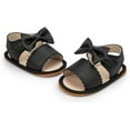 thumbnail image 3 of Infant Boys Girls Sandals Breathable Premium Baby Summer Outdoor Casual Beach Shoes Lightweight Toddler Flower Bowknot Anti Slip Rubber Sole Newborn Prewalker First Crib Shoes, 3 of 5