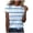 Blue, variant on Womens Summer Tops T Shirts Classic Versatile Daily Short Sleeved Solid Stripe Leopard Camo Color Block Round Neck Boho Shirts