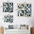 thumbnail image 4 of Designart "Circular Retro Watercolor Indigo Secrets II" Modern Geometric Wall Art Set Of 2 - Modern Blue Wall Decor Set Of 2, 4 of 6