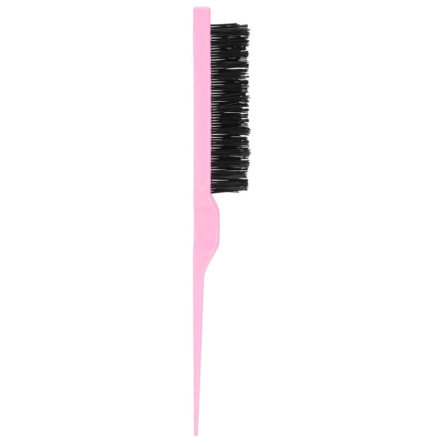 Cepillo para cardar el cabello esponjoso, cepillo para cardar con mango de plástico, cepillo para cardar de nailon, cepillo para cardar el cabello, uso conveniente