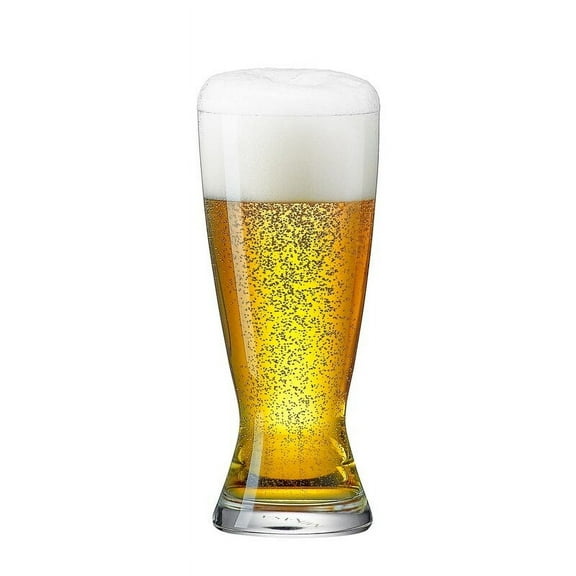 Weizen Beer, 14 oz. Crystal Beer Glass, Set of 6
