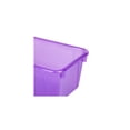 thumbnail image 3 of Storex Small Cubby Bin with Cover, Tint Violet, 5-Pack, 3 of 3