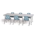 thumbnail image 2 of Jonti-Craft Berries® Rectangle Activity Table - 30" X 48", Mobile - Driftwood Gray/Gray/Gray, 2 of 8