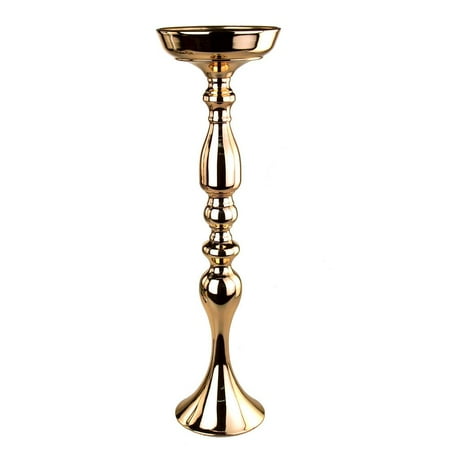 candle tall gold centerpiece holder stand inch metal