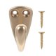 thumbnail image 1 of 1 Set Creative Copper Coat Hook Practical Copper Clothes Hook Wall Hanging Hook, 1 of 3