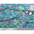 thumbnail image 2 of Soimoi Rayon Fabric Flower Watercolor Fabric Prints by Yard 42 Inch Wide, 2 of 3