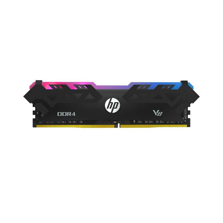 HP V8 (8GBx2) RGB RAM 3000 MHz DDR4 CL16 1.35V Desktop Computer Gaming LED Memory Kit - 8MG00AA#ABC Walmart.com