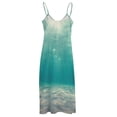 thumbnail image 5 of Bright Sunshine Through Deep Blue Sea Sleeveless Dress Woman Fashion Long Dresses Women's Summer Suit Dress Summer 2025 Women, 5 of 7