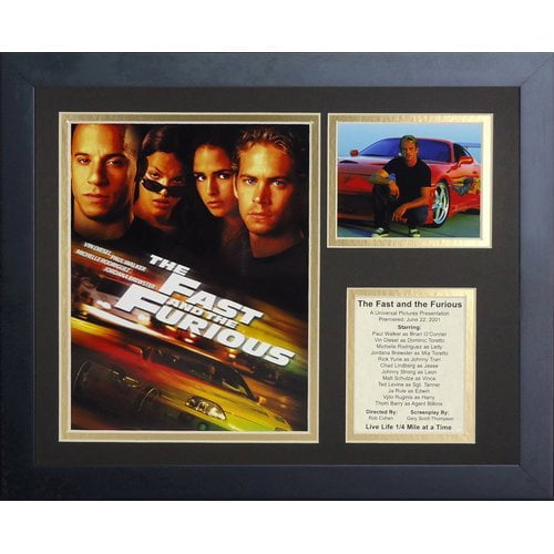 Legends Never Die The Fast and The Furious Framed Memorabilia