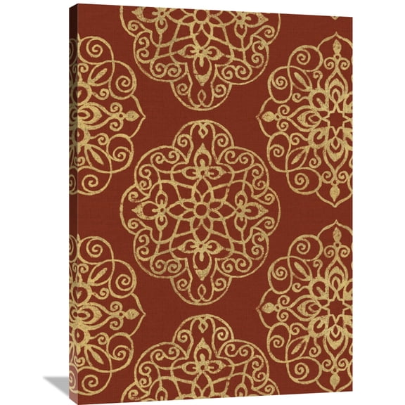 Global Gallery Daphne Brissonnet 'Kolam Pattern II' Canvas Wall Art