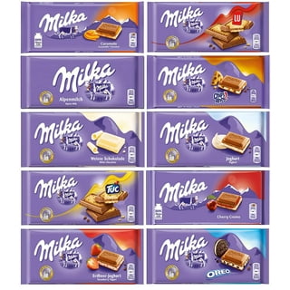 Milka Airy Dark Chocolate with Milk Leger Aireado Chocolate con Leche, 110  g / 3.88 oz (pack of 2)