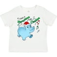 thumbnail image 3 of Inktastic I Want a Hippopotamus for Christmas Hippo in Santa Hat Boys or Girls Toddler T-Shirt, 3 of 5