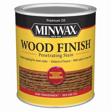 4-Pack of 1 qt Minwax 70040 Red Oak Wood Finish Oil-Based Wood Stain