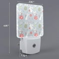 thumbnail image 2 of Fotbe Bunny cartoon with easter Pattern Plug-in LED Backlit Night Light with Motion Sensor & Dusk to Dawn Sensor Energy Efficient Night Light, Bedroom Night Light-EU, 2 of 7