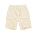 thumbnail image 5 of Antinious Men Solid Drawstring Pocket Running Half Shorts Pants, 5 of 5