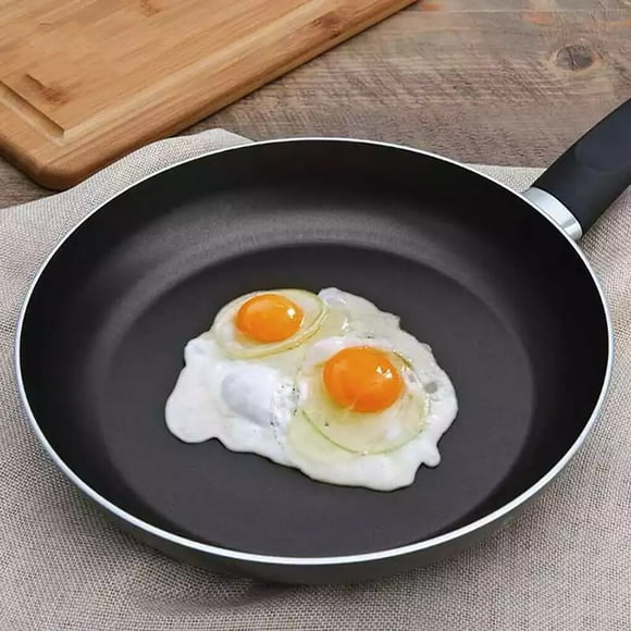 Maoww Frying Pan Non-stick Mini Thick Steak Flat Pan Iron Pancake Egg Fryer Kitchen Cookware, 20cm
