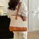 thumbnail image 4 of Bolso vagabundo de moda para mujer de paja para axilas de gran capacidad para regalo (marrón), 4 of 8