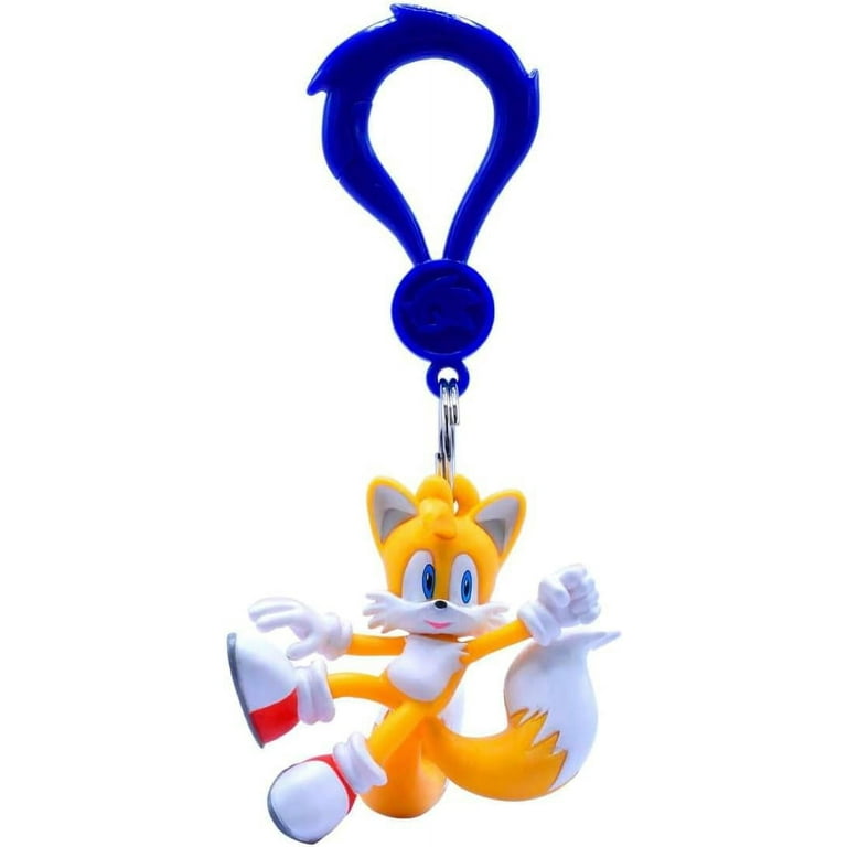 Sonic The Hedgehog 5-Piece Backpack Hanger Action Figures