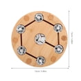 thumbnail image 2 of PAMINGONO led luminous base Crystal Sphere Base Beige for Home Decor 1Set, 2 of 6
