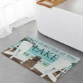 thumbnail image 3 of Entrance Door Mat, Funny Qoutes Low Profile Decor Doormat, Life is Better at The Lake Non-Slip Carpet Rugs with Felt Decorative for Home/Indoor/Outdoor - 16" x 24",W x L, 3 of 6