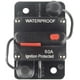thumbnail image 1 of Disyuntor con reinicio manual 12V-36V DC Montaje en superficie impermeable para audio de automóvil Rv Marine Boat Truck Trolling Motors, 30-300A Altavoz de automóvil Fusible reiniciable Ormromra WRMH-950-10, 1 of 2