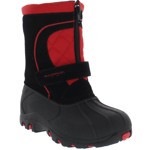 Weatherproof 130814 Boys Snow Boots with Dual Closure All-Weather Insulated Winter Boots Built for Comfort, Durability - Keeps Feet Warm & Dry