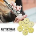 thumbnail image 2 of Jinnoda 16pcs Flute Button Pads Portable Woodwind Replacement Maintenance Gasket, 2 of 9