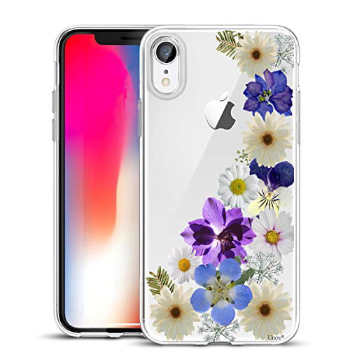 Unov Case Compatible with Pixel 4 Case Clear with Pattern Slim Protective Soft TPU Bumper Embossed Design Shock Absorption 5.7 Inch Rainbow Dinosaur