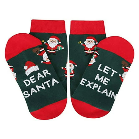 

Christmas Socks Santa Claus Snowman Socks Men Cotton Santan Claus Socks For New Year Xmas Wear