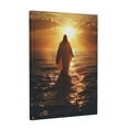 thumbnail image 3 of CozyNet Jesus Walking On Glowing Waters Toward A Sunrise Serene Divine Miracle & Radiant Beauty Shown Wall Art Prints With Frame Canvas Perfect for Living Room & Bedroom, Wall Decor 16"x20", 3 of 10