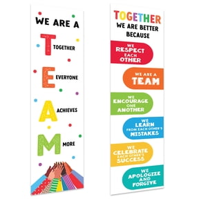 Koyal Wholesale Classic Rainbow Classroom Banner Sign for Teachers, The ...