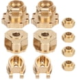 thumbnail image 2 of RC Brass Counter Weight Set, Strong Brass RC Rear Portal Drive Housing 1/10 RC Brass Counter Weight Set  For Home, 2 of 8