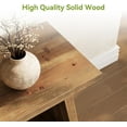thumbnail image 7 of Finmind 2-Tier Solid Wood TV Stand, 63 inch Farmhouse Media Console for 55/60/65 inch TV, Entertainment Center with Storage  for Lving Room, Bedroom, 7 of 7